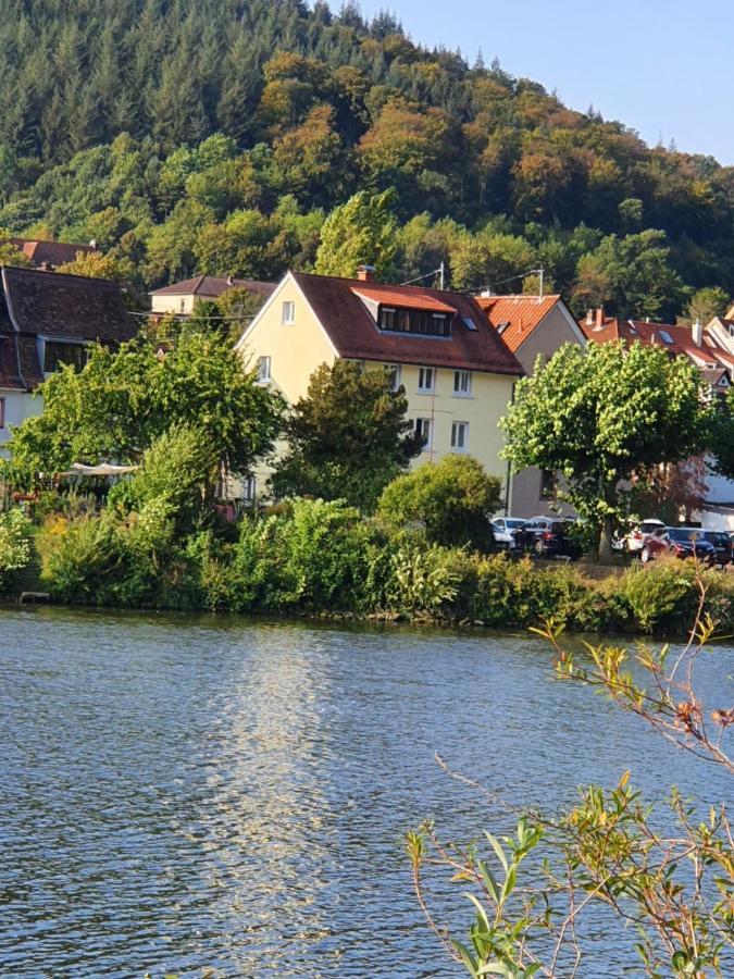 Ferienwohnungen Flussufer - Neckargemuend Altstadt Eksteriør bilde