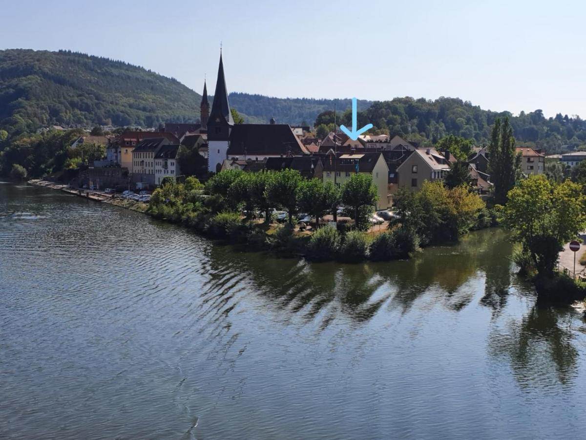 Ferienwohnungen Flussufer - Neckargemuend Altstadt Eksteriør bilde